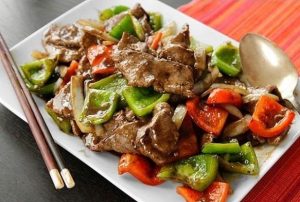 Thịt cừu xào câu kỷ tử