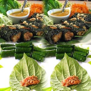 Thịt cừu cuốn lá lốt