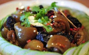 đầu dê hầm thuốc bắc