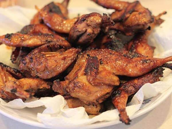 chim cút chiên ngũ vị hương