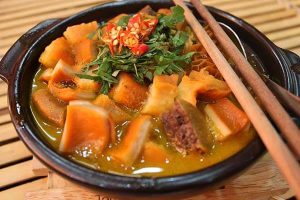 cách chế biến lòng dê xào mật dê