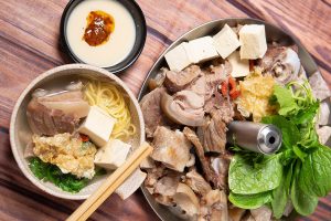 Lẩu dê ăn với rau gì