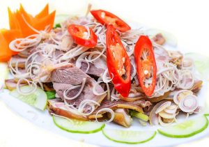 Thịt dê sả ớt