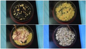 mắm ruốc xào thịt ba chỉ