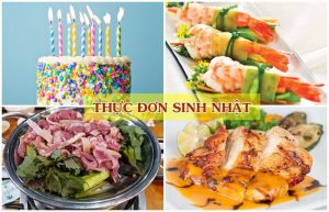 Thực đơn tiệc sinh nhật