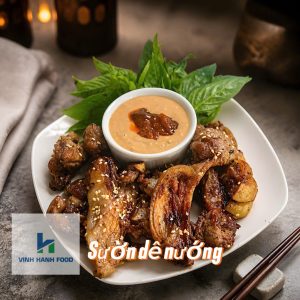 Sườn dê nướng sốt