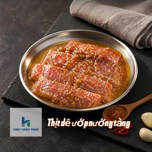 Thịt dê nướng tảng ướp sẵn gia vị