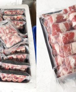 Ba chỉ bò Mỹ cuộn