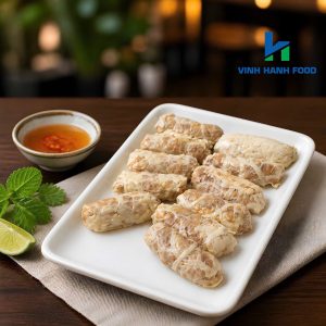 Dê cuộn mỡ chài
