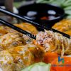 Dê cuộn mỡ chài
