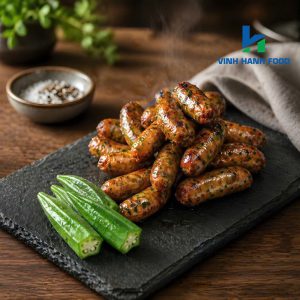 Dồi dê xối sả