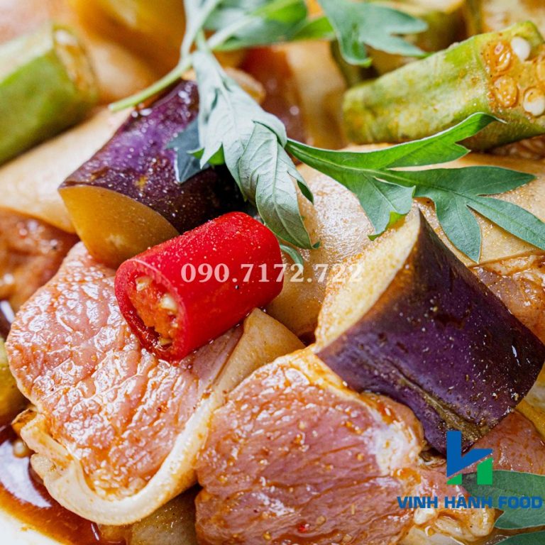 Fresh ready to cook food set with vegetables and meat